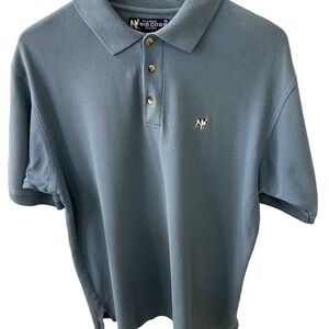 Big Dogs Polo  Green Size Large Activewear Golf shirt 3  buttons Big Dog Logo